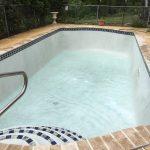 before image of dirty pool before cleaning